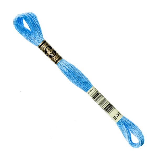 DMC Broderigarn - Nr 3846 - Turkis - 8 m.