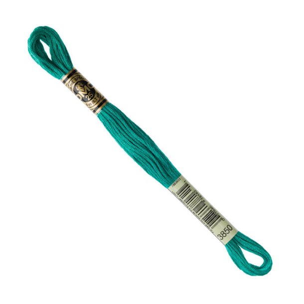 DMC Broderigarn - Nr 3850 - Opal Grn - 8 m.