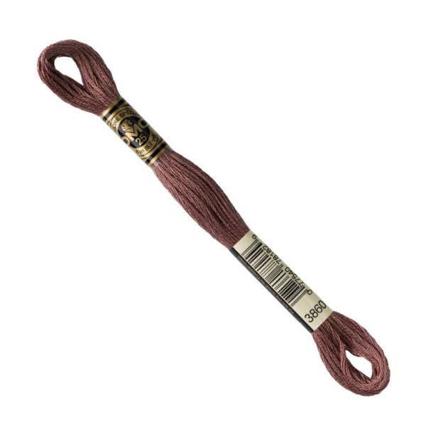 DMC Broderigarn - Nr 3860 - Drue - 8 m.