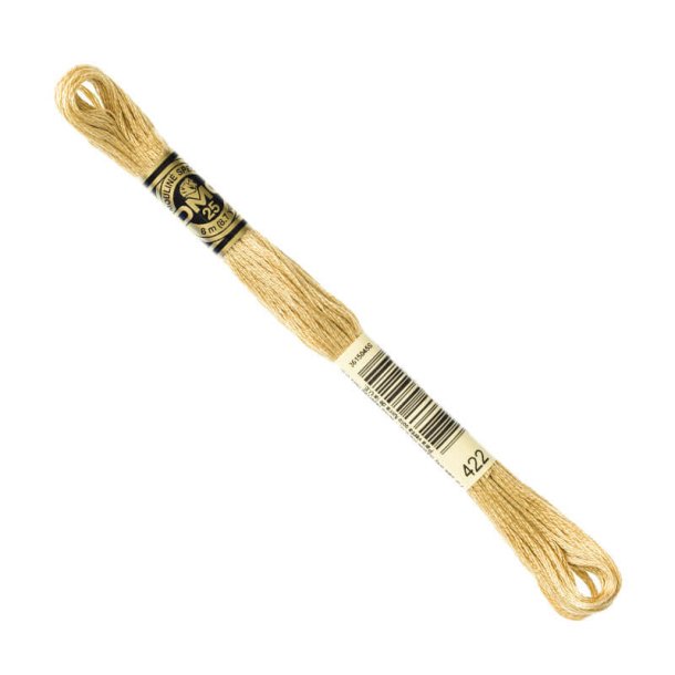 DMC Broderigarn - Nr 422 - Lys Kastanje - 8 m.