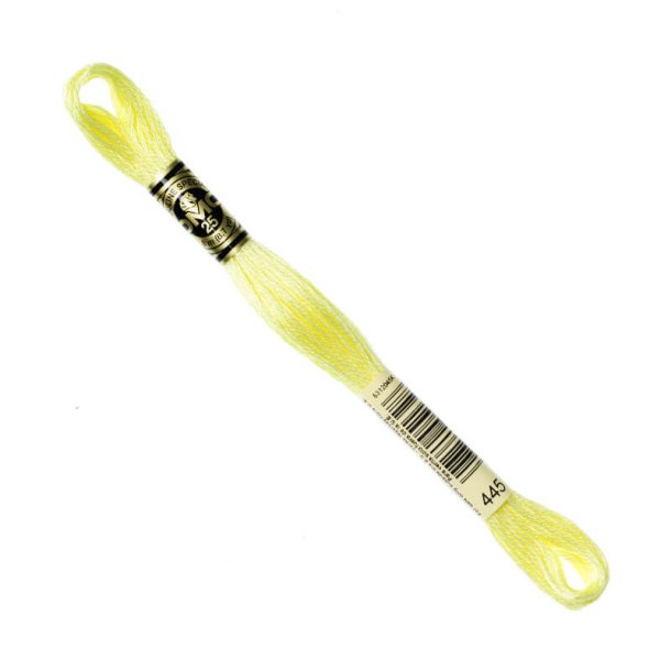 DMC Broderigarn - Nr 445 - Lysegul - 8 m.