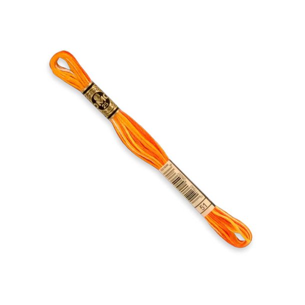DMC Broderigarn - Nr 51 - Orange Mix - 8 m.