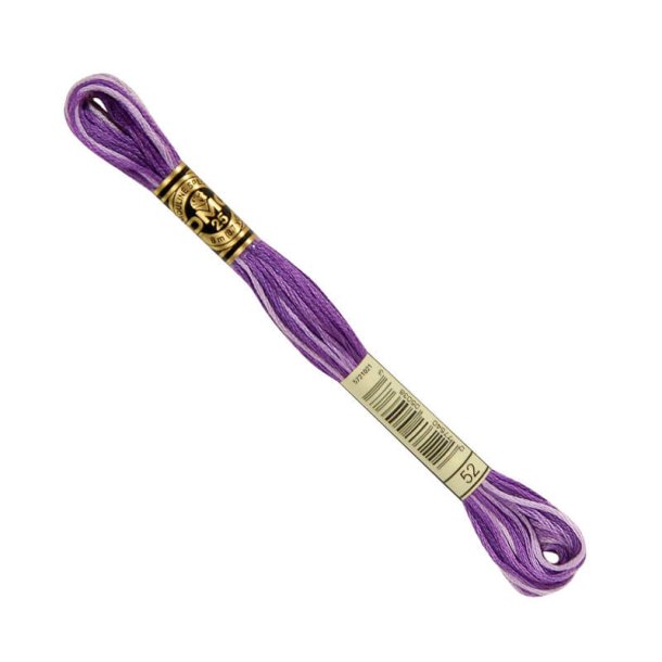 DMC Broderigarn - Nr 52 - Lilla Mix - 8 m.