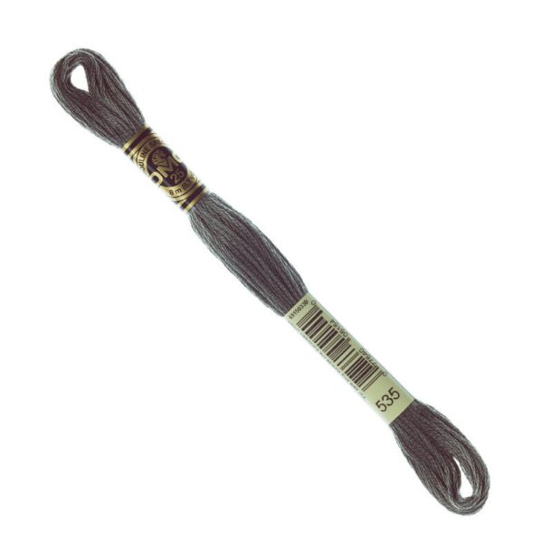 DMC Broderigarn - Nr 535 - Mrk Slvgrn - 8 m.