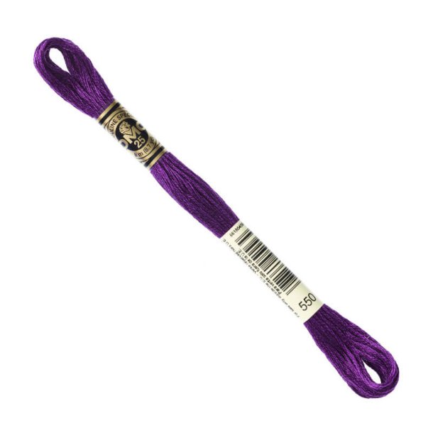 DMC Broderigarn - Nr 550 - Mrk Lilla - 8 m.