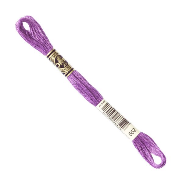 DMC Broderigarn - Nr 552 - Lilla - 8 m.