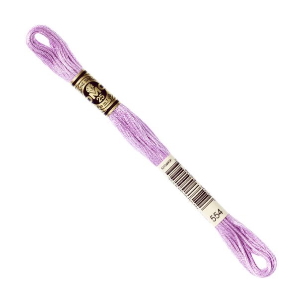 DMC Broderigarn - Nr 554 - Lys Syren - 8 m.