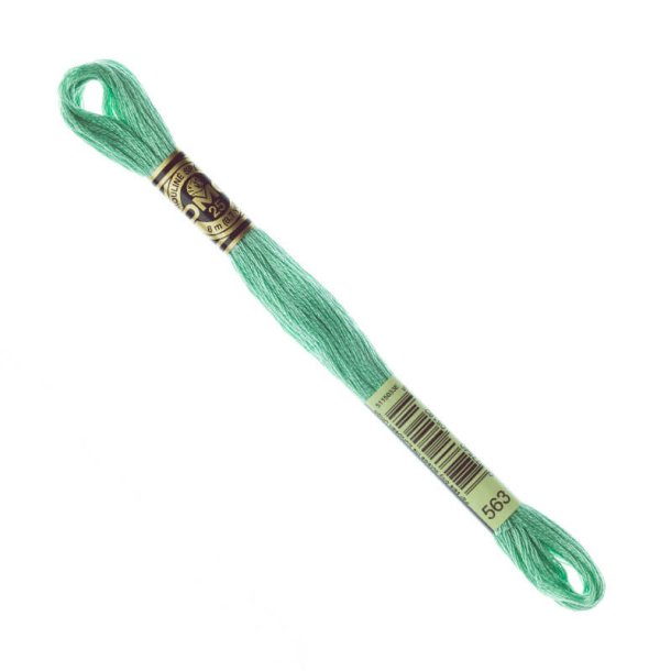 DMC Broderigarn - Nr 563 - Stvet Mint - 8 m.