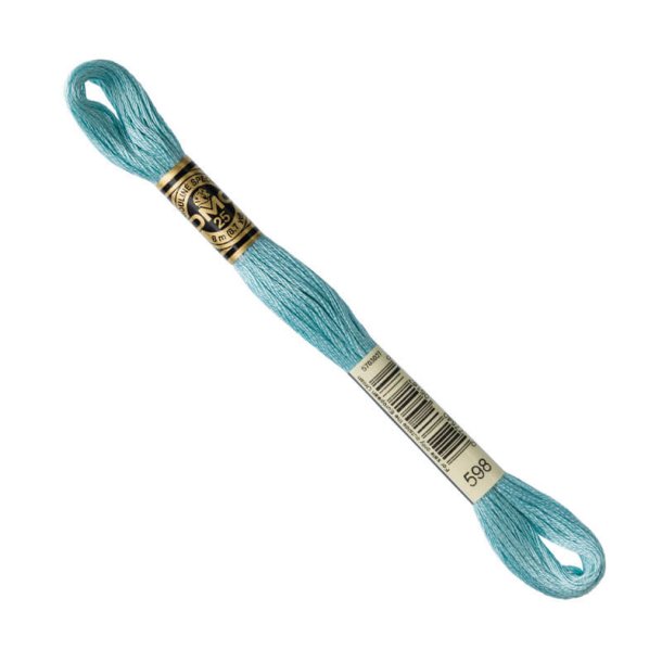 DMC Broderigarn - Nr 598 - Lys Gr�gr�n - 8 m