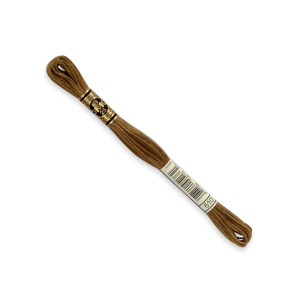 DMC Broderigarn - Nr 610 - Lysebrun - 8 m.