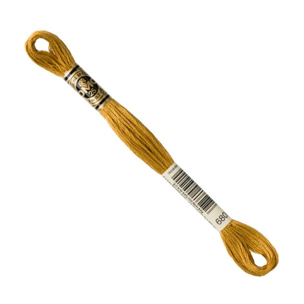 DMC Broderigarn - Nr 680 - Lvebrun - 8 m.