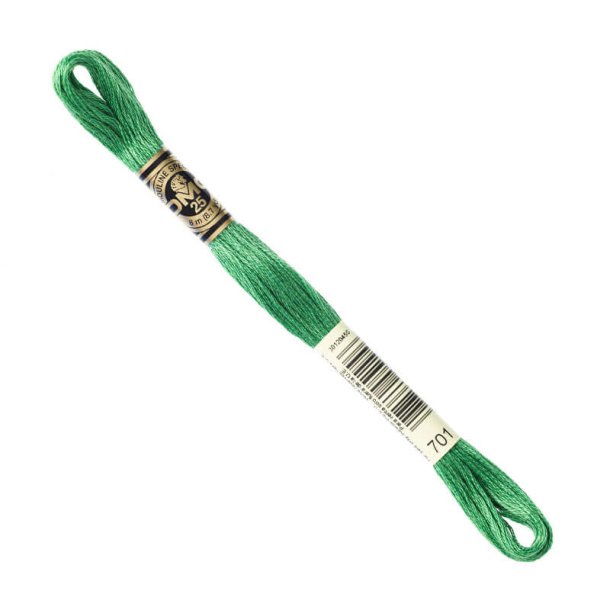 DMC Broderigarn - Nr 701 - Grsgrn - 8 m.