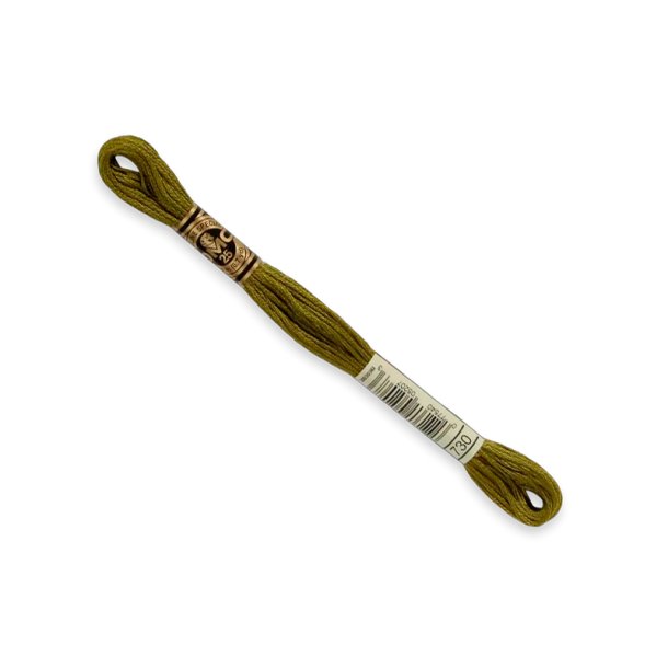 DMC Broderigarn - Nr 730 - Khaki  - 8 m.