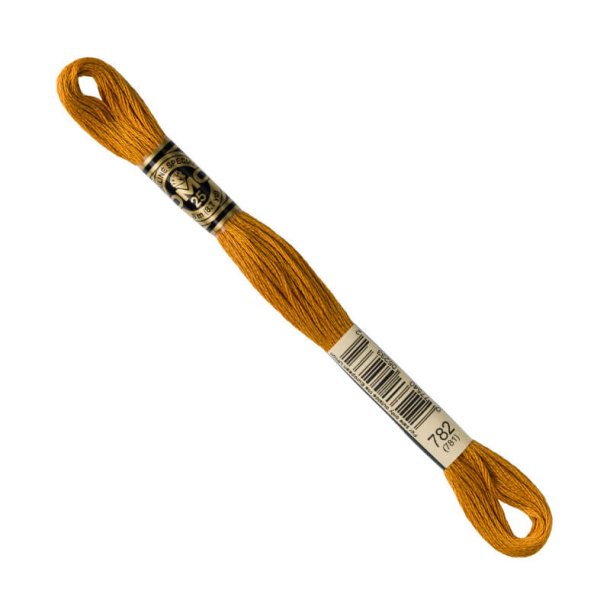 DMC Broderigarn - Nr 782 - Okker - 8 m.