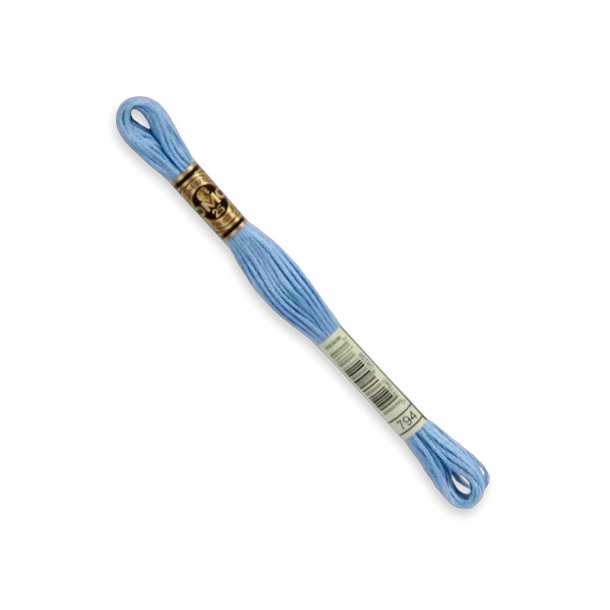 DMC Broderigarn - Nr 794 - Lys Jeansbl - 8 m