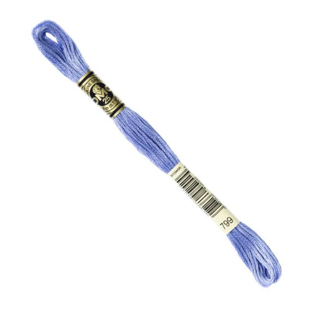 DMC Broderigarn - Nr 799 - St�lbl� - 8 m