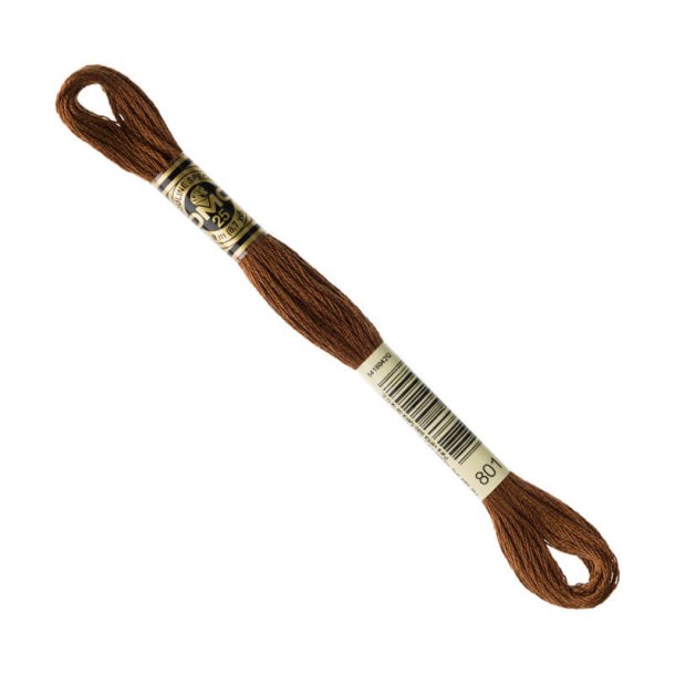 DMC Broderigarn - Nr 801 - Mokka - 8 m.