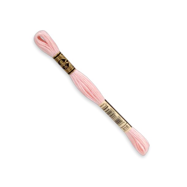 DMC Broderigarn - Nr 818 - Pudder Rosa - 8 m.