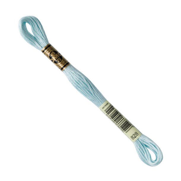 DMC Broderigarn - Nr 828 - Lys Grbl - 8 m