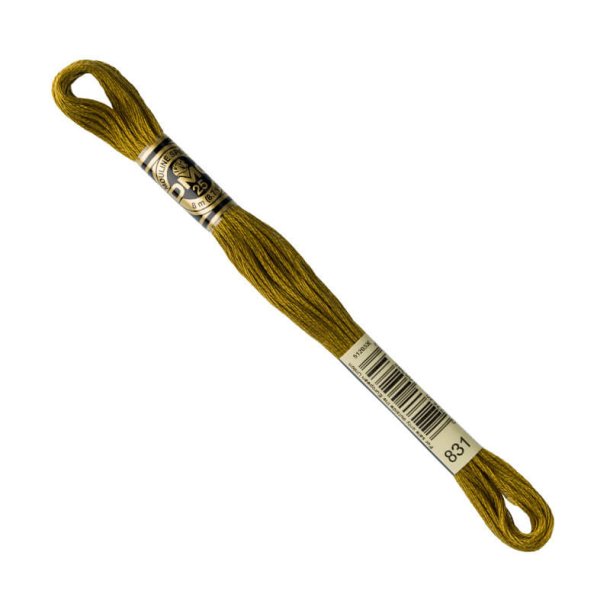 DMC Broderigarn - Nr 831 - Lys Khaki - 8 m.