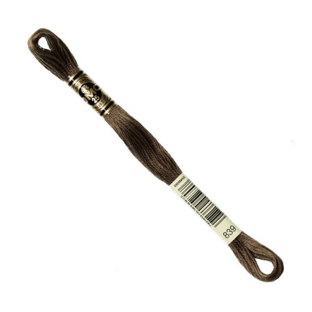 DMC Broderigarn - Nr 839 - Chokolade Brun - 8 m.