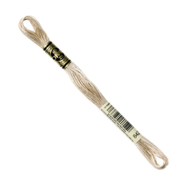 DMC Broderigarn - Nr 842 - Mrk Beige - 8 m.