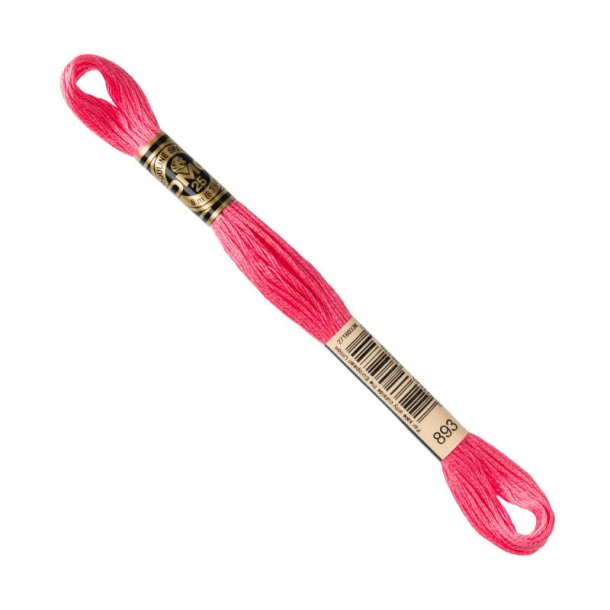 DMC Broderigarn - Nr 893 - Rosa - 8 m.