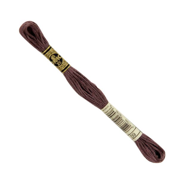 DMC Broderigarn - Nr. 09 - Sortbrun - 8 m.