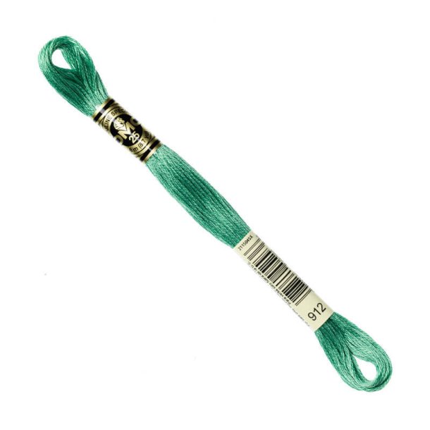 DMC Broderigarn - Nr 912 - Mintgr�n - 8 m.