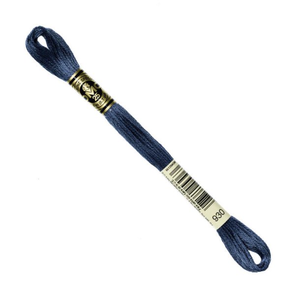 DMC Broderigarn - Nr 930 - Petrol - 8 m.