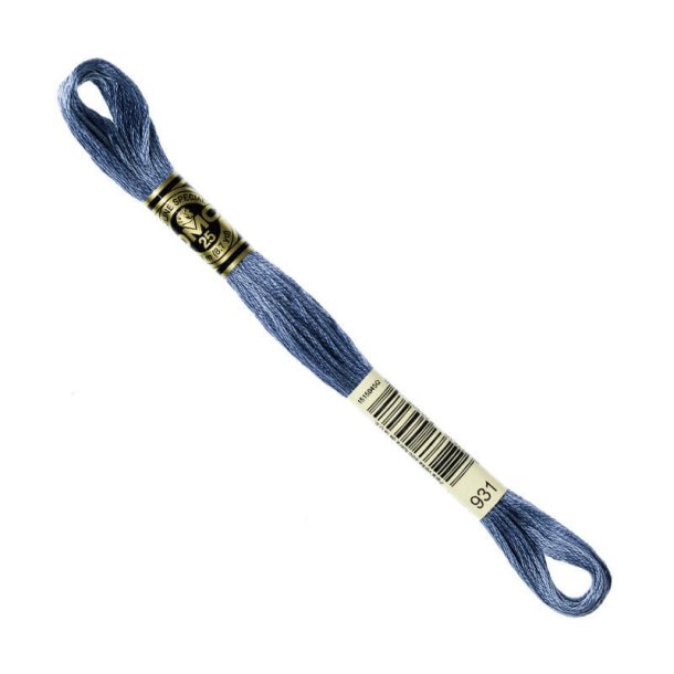 DMC Broderigarn - Nr 931 - Grbl - 8 m