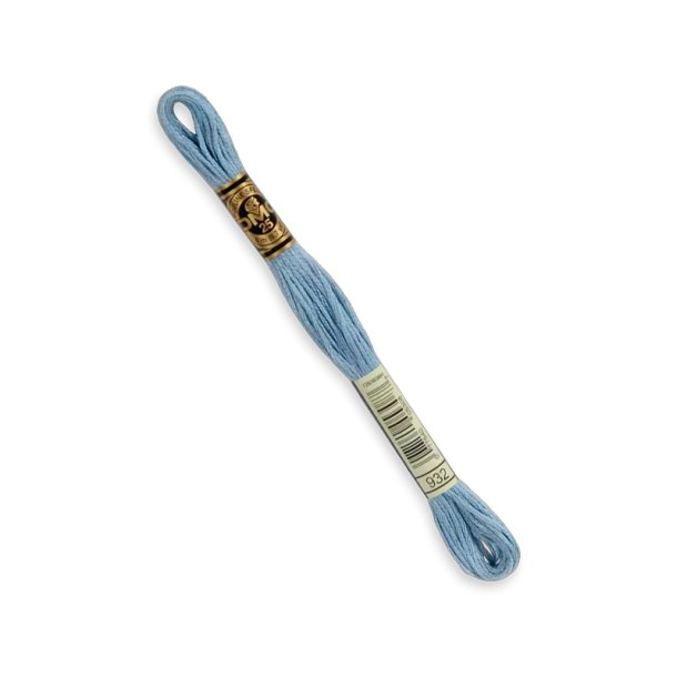 DMC Broderigarn - Nr 932 - Lys Blgr - 8 m