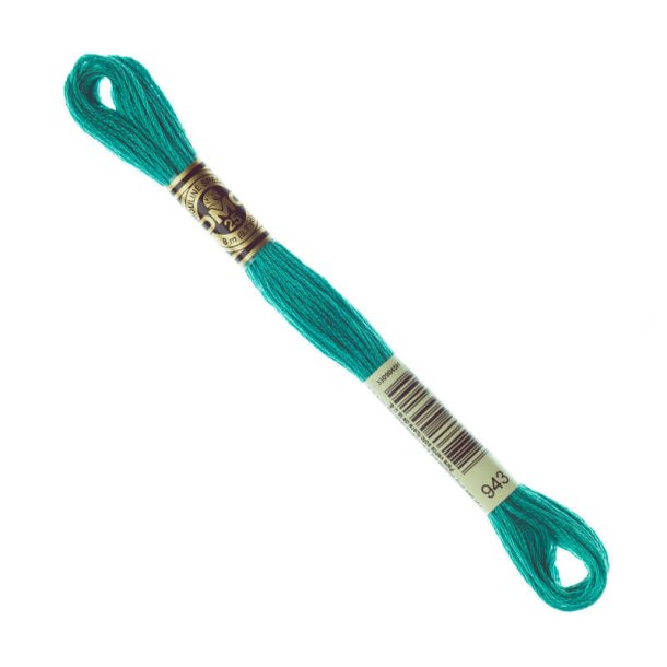 DMC Broderigarn - Nr 943 - Opal Grn - 8 m.