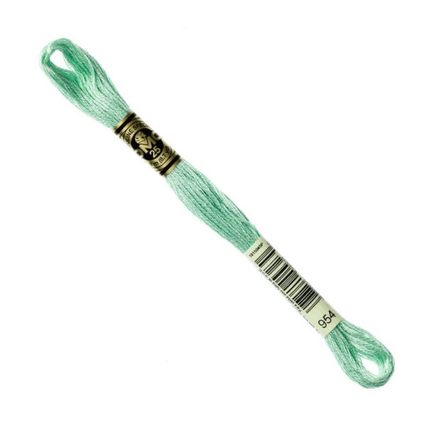 DMC Broderigarn - Nr 954 - Mintgrn - 8 m.