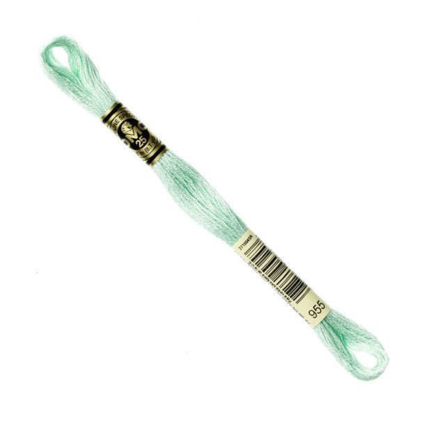 DMC Broderigarn - Nr 955 - Lys Mintgrn - 8 m.