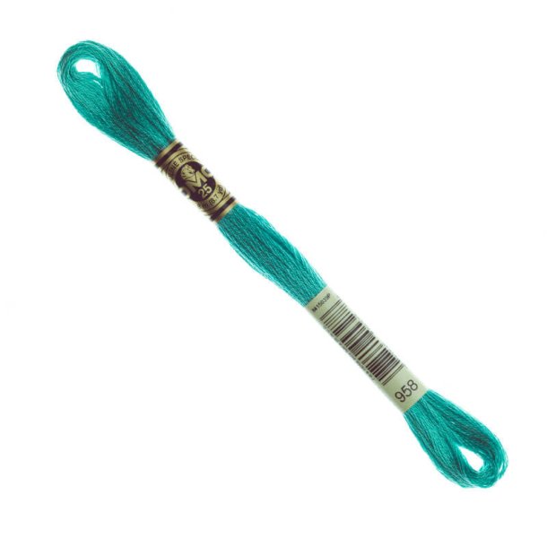 DMC Broderigarn - Nr 958 - Lys Turkis - 8 m.