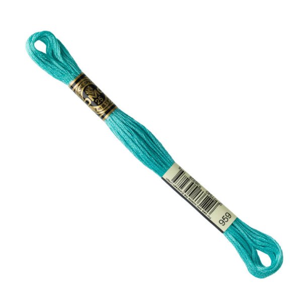 DMC Broderigarn - Nr 959 - Lys Turkis - 8 m.