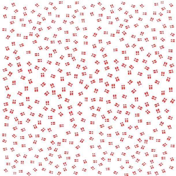 Gavlhusets Design - Papir - Dannebrog