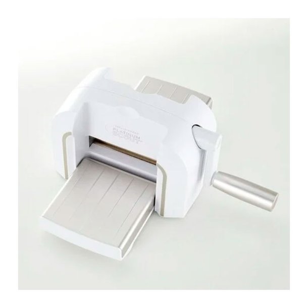 Spellbinders - Platinum Scout - Die Cutting  Embossing Maskine -  3,5" Platform - Hvid