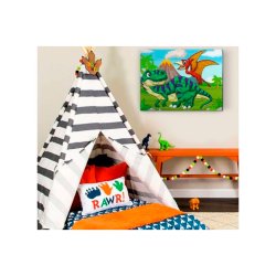 Clay Painting p Lrred - 30x40cm - Dinosaurer