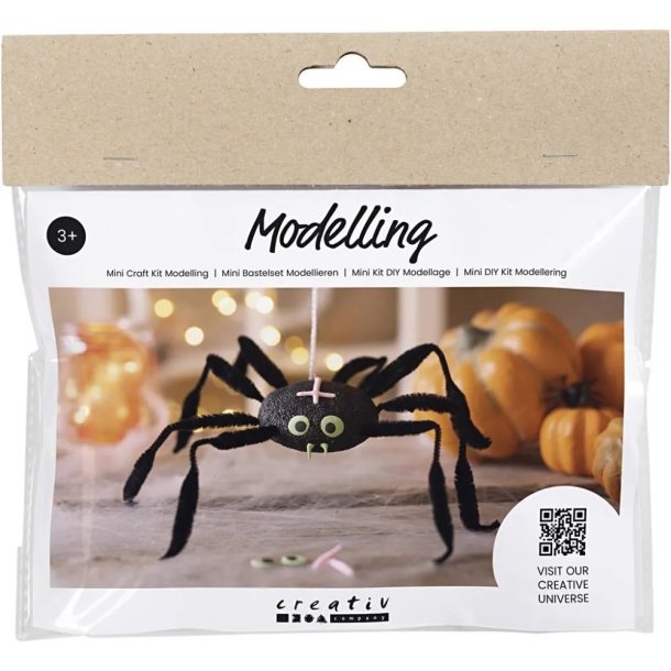 Mini kit DIY - Halloween - Edderkop