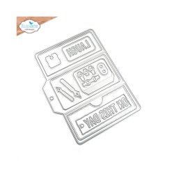 Elizabeth Craft Designs - Die - Planner - Favorite Humans Dies Tag Folder (2144)