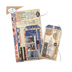 Elizabeth Craft Designs - Die - Planner - Favorite Humans Dies Tag Folder (2144)