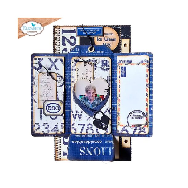 Elizabeth Craft Designs - Die - Planner - Favorite Humans Dies Tag Folder (2144)