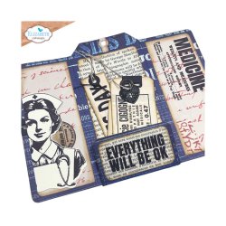 Elizabeth Craft Designs - Die - Planner - Favorite Humans Dies Tag Folder (2144)