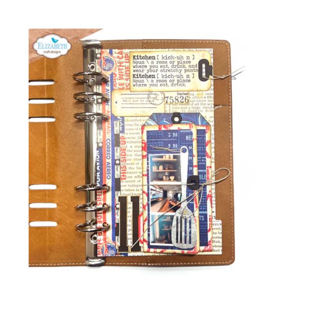 Elizabeth Craft Designs - Die - Planner - Favorite Humans Dies Tag Folder (2144)