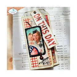 Elizabeth Craft Designs - Die - Planner - Favorite Humans Dies Tag Folder (2144)