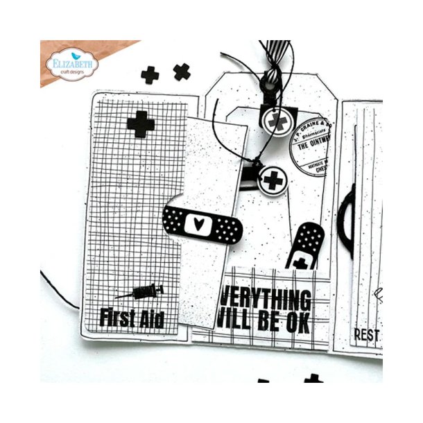 Elizabeth Craft Designs - Die - Planner - Favorite Humans Dies Tag Folder (2144)