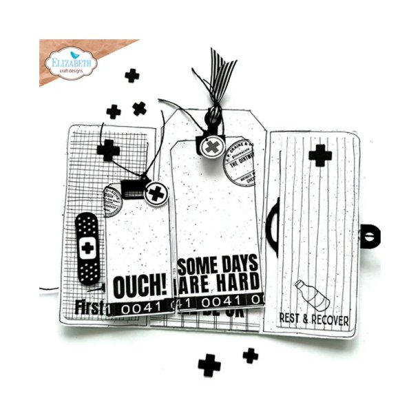 Elizabeth Craft Designs - Die - Planner - Favorite Humans Dies Tag Folder (2144)