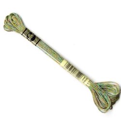 DMC Broderigarn - Nr E135 - Metallic Golden Dawn - 8 m.